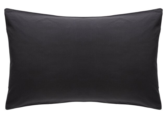 Habitat Stonewashed Cotton Charcoal Bedding Set- Superking