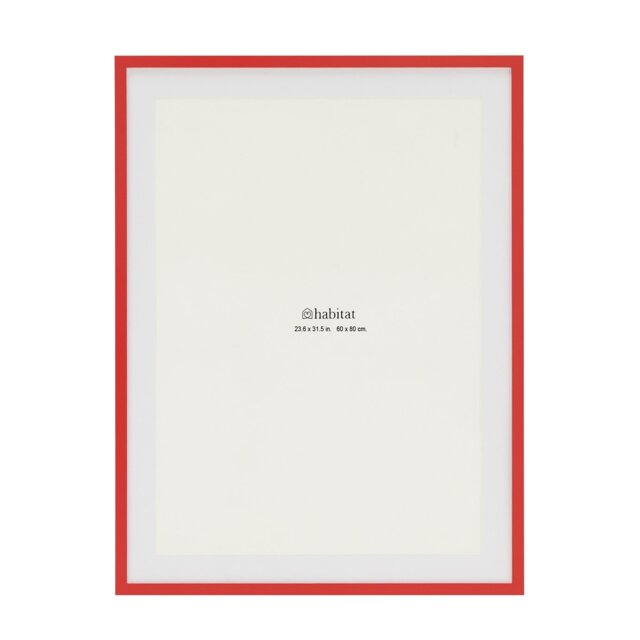 Habitat Red Picture Frame - 60X80cm