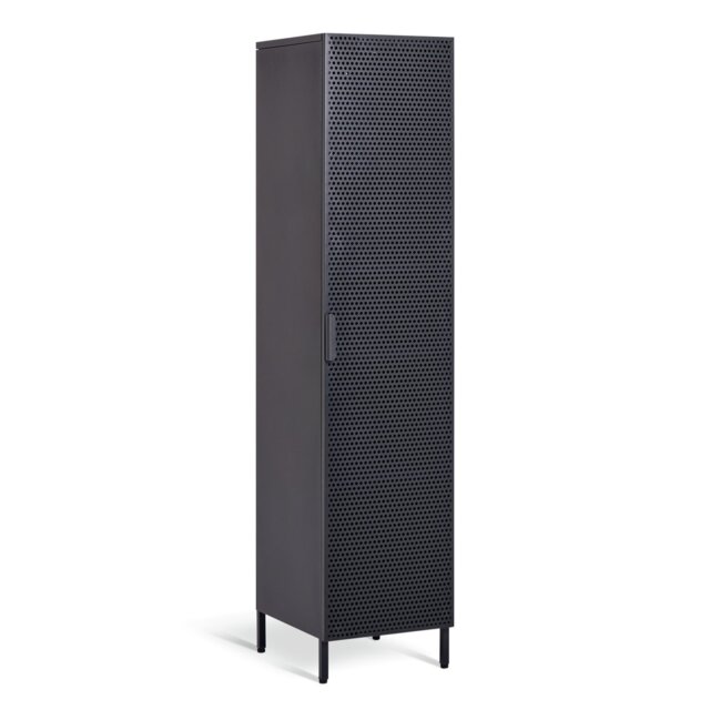 Habitat Landan 1 Door Tall Boy - Anthracite