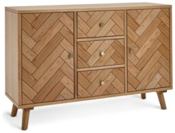 Habitat Afram 2 Door 3 Drawer Sideboard - Natural