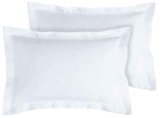 Habitat Cotton Rich 180 TC Oxford Pillowcase Pair - White