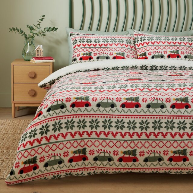 Argos Home Driving Home for Christmas Bedding Set - King