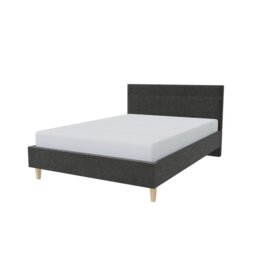 Millbrook Miller Kingsize Fabric Bed Frame - Charcoal