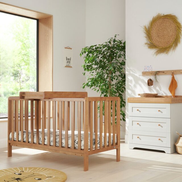 Tutti Bambini Malmo 2 Piece Nursery Furniture Set - Grey