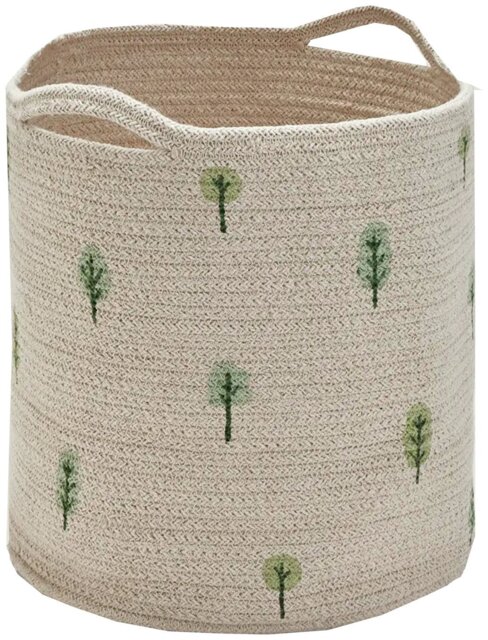 Great Little Trading Company Rope Storage Basket - Woodland