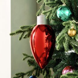 Habitat Single Oversized Red Christmas Hanging Ornament