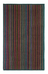 Habitat Cotton Skinny Bright Stripe Bath Mat - Multicoloured