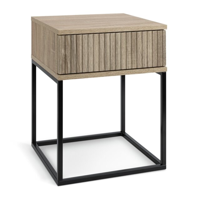 Habitat Digby 1 Drawer Bedside Table - Oak