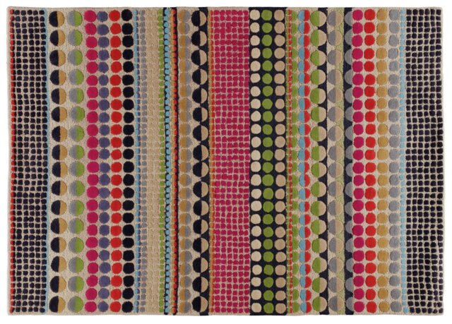 Habitat Bloomsbury Geometric Wool Rug - 170x240cm