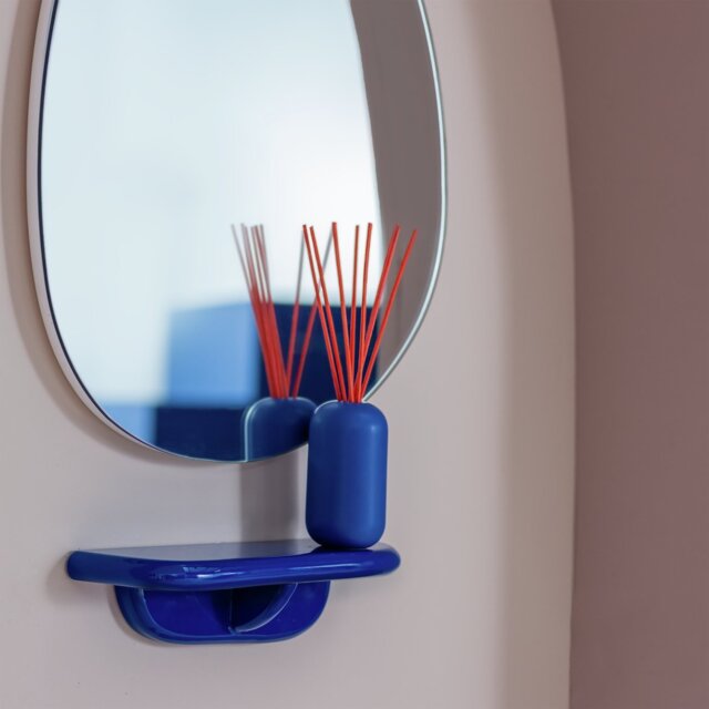 Habitat 60 Yumemi Wall Shelf by Felix Conran - Blue