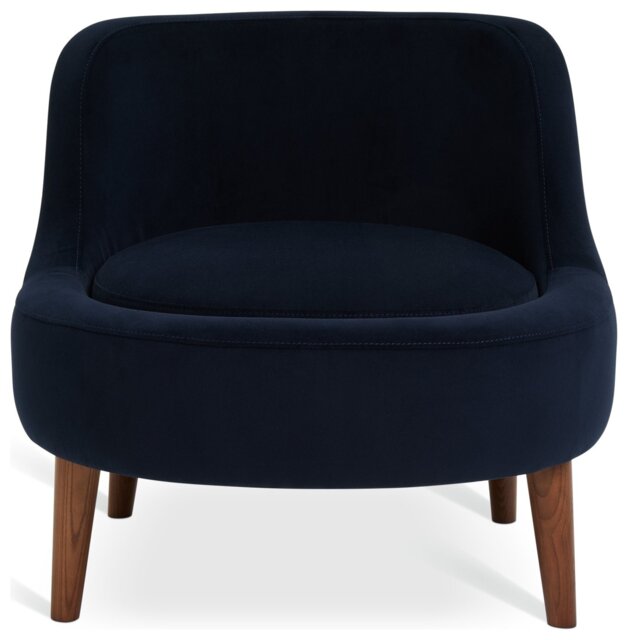Habitat Beckett Fabric Accent Chair - Navy