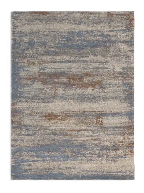 Habitat Distressed Abstract Blue Rug - 160x230cm