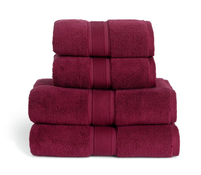Habitat Supersoft 4 Piece Towel Bale - Plum