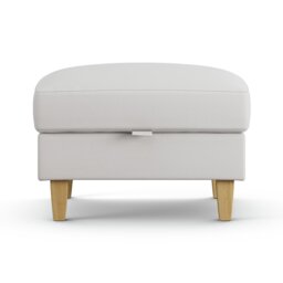 Habitat Felin Fabric Storage Footstool - Natural