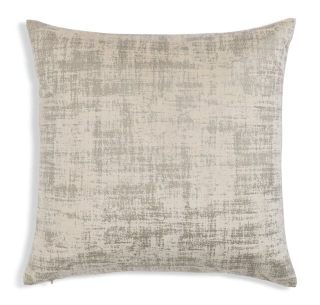 Habitat Textured Velvet Cushion Cover - Silver - 43X43cm