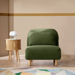 Habitat Benji Single Fabric Chairbed -  Green