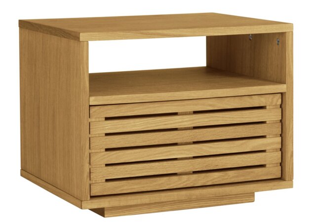 Habitat Max 1 Drawer Set of 2 Bedside Table - Oak