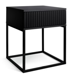 Habitat Digby 1 Drawer Bedside Table - Anthracite