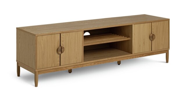 Habitat Cornelia 4 Door TV Unit - Natural
