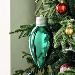 Habitat Single Oversized Green Christmas Hanging Ornament