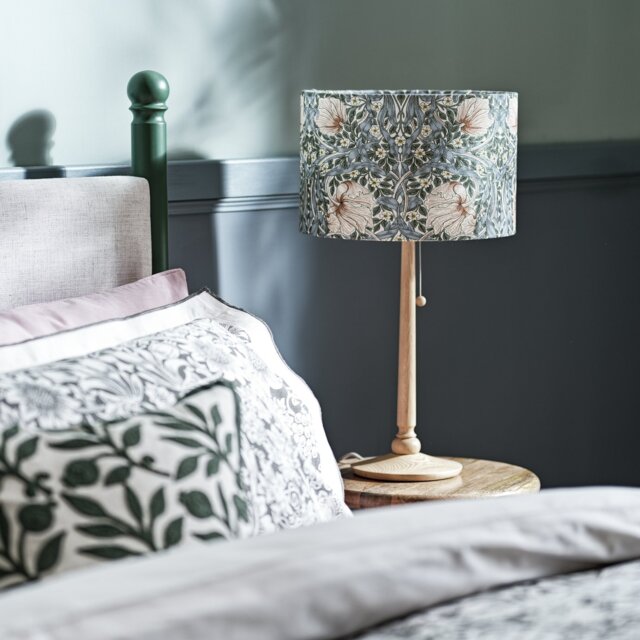 Habitat x Morris & Co. Blue Pimpernel Lampshade - 30cm