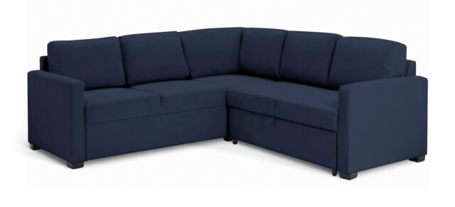 Habitat Reagan Fabric Corner Sofa Bed - Navy