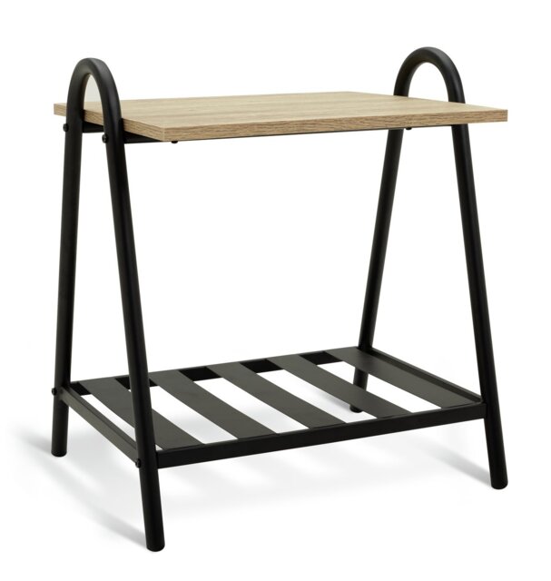 Habitat Turner Bedside Table - Black