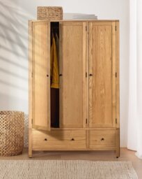 Habitat Finchley 3 Door Wardrobe - Oak