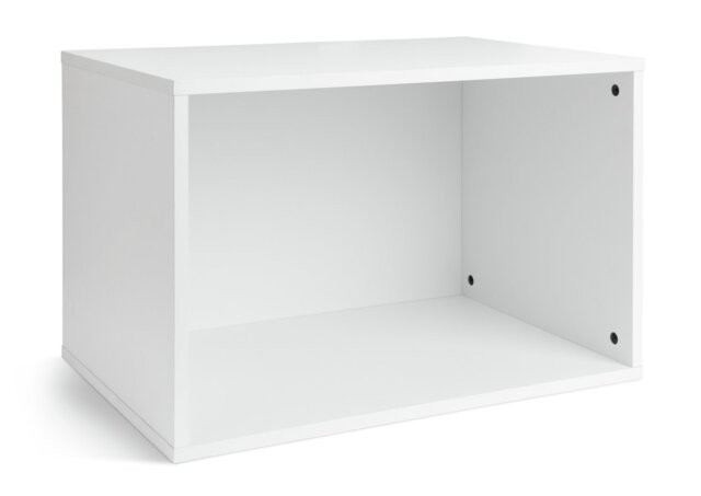 Habitat Rubrics Modular Single Large Shelf Unit - White