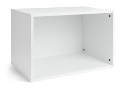 Habitat Rubrics Modular Single Large Shelf Unit - White