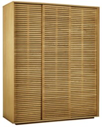 Habitat Max 3 Door Sliding Wardrobe - Oak