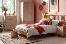 Habitat Chiltern Spindle Superking Wooden Bed Frame - Oak
