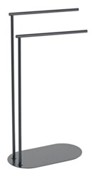Habitat Freestanding Towel Rail - Matt Black