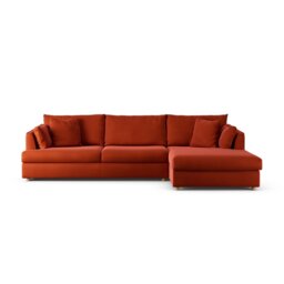 Habitat Holmfirth Right Hand Corner Sofa - Burnt Orange