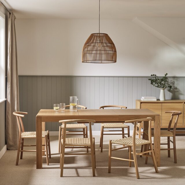 Habitat Drio 4 - 10 Seater Oak Dining Table - Natural