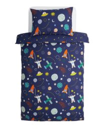 Habitat Kids Glow In The Dark Space Bedding Set - Toddler