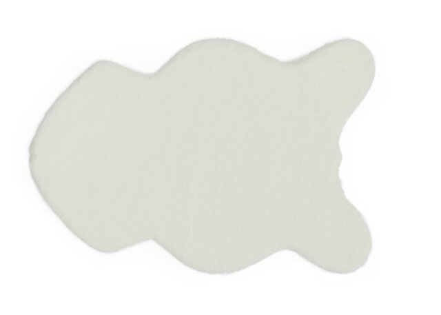 Habitat Supersoft Faux Fur Cream Shaggy Rug - 60x90cm