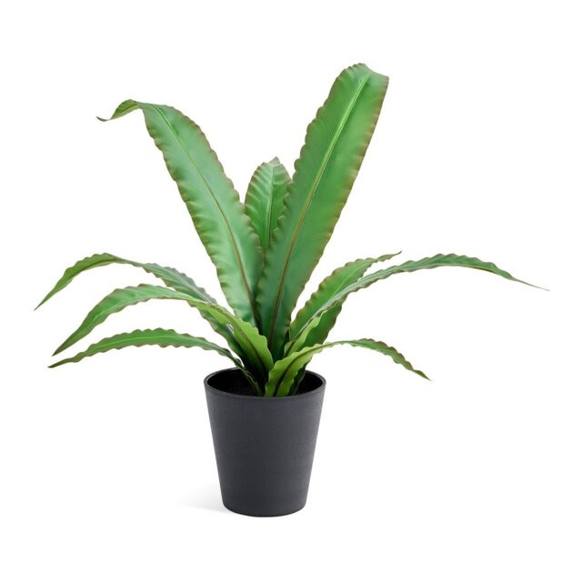 Habitat Artificial Green Birds Nest Plant - 40cm