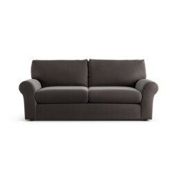 Habitat Molton Velvet 3 Seater Sofabed - Grey