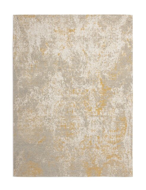 Habitat Distressed Abstract Gold  Rug - 120x170cm
