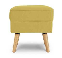 Habitat Callie Fabric Footstool - Yellow