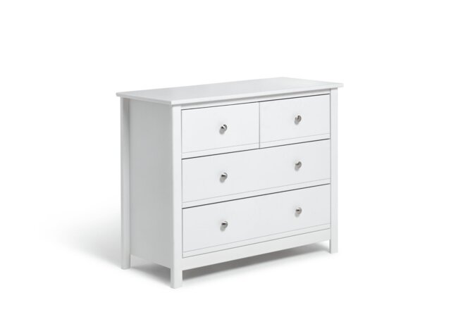 Habitat Brooklyn 4 Drawer Chest - White