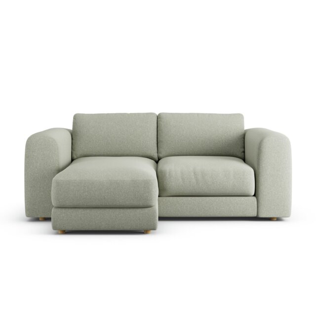 Habitat Ayr Reversible Corner Sofa - Sage Green - Ash Leg