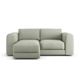 Habitat Ayr Reversible Corner Sofa - Sage Green - Ash Leg