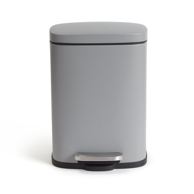 Argos Home 5 Litre Rectangular Bathroom Bin - Grey