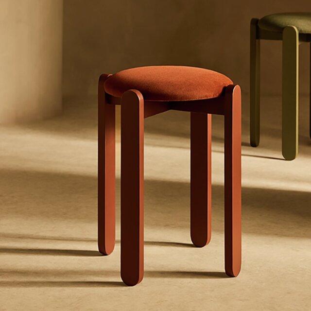 Habitat Sami Stacking Stool - Red