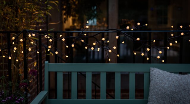 Habitat 80 Warm White Solar String Lights