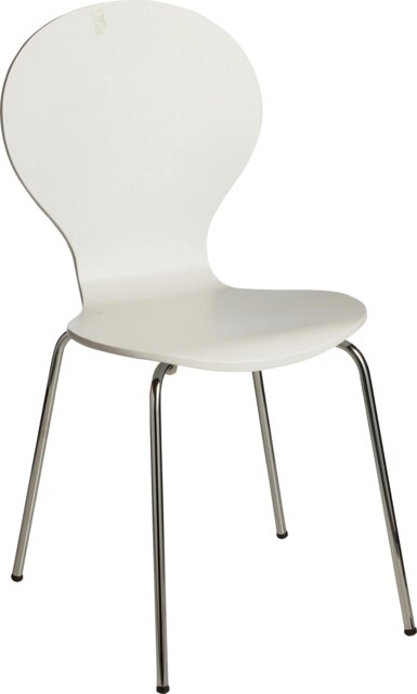 Habitat Bentwood Metal Dining Chair - Super White