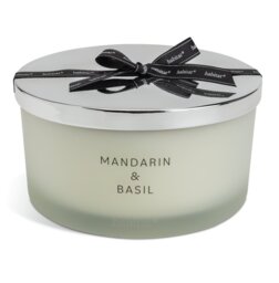 Habitat XL Candle with Lid - Mandarin & Basil