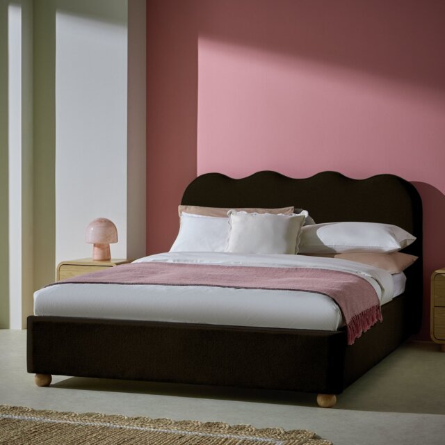 Habitat Onda End Lift Double Ottoman Bed - Green